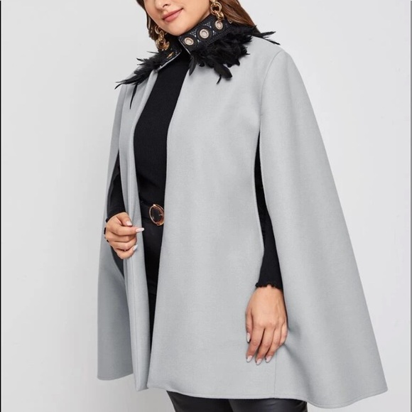 Beautiful woman cape coat - Picture 3 of 9